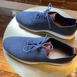Cole Haan Men's ØriginalGrand Wingtip Oxford, Color Magnet Stitchlite™-Ivory, 8M